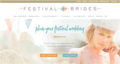 Desktop Screenshot of festivalbrides.co.uk